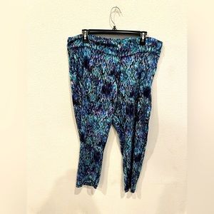 Unique Spectrum Active Leggings, 2X.